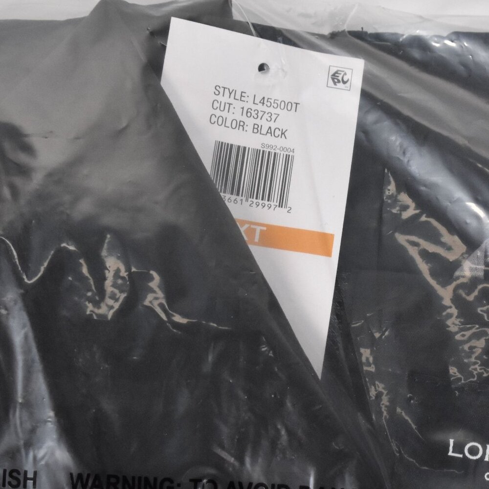 London Fog Auburn Golf Jacket Men 4XT Black Light Weight Zip Front Coat New - Picture 7 of 8